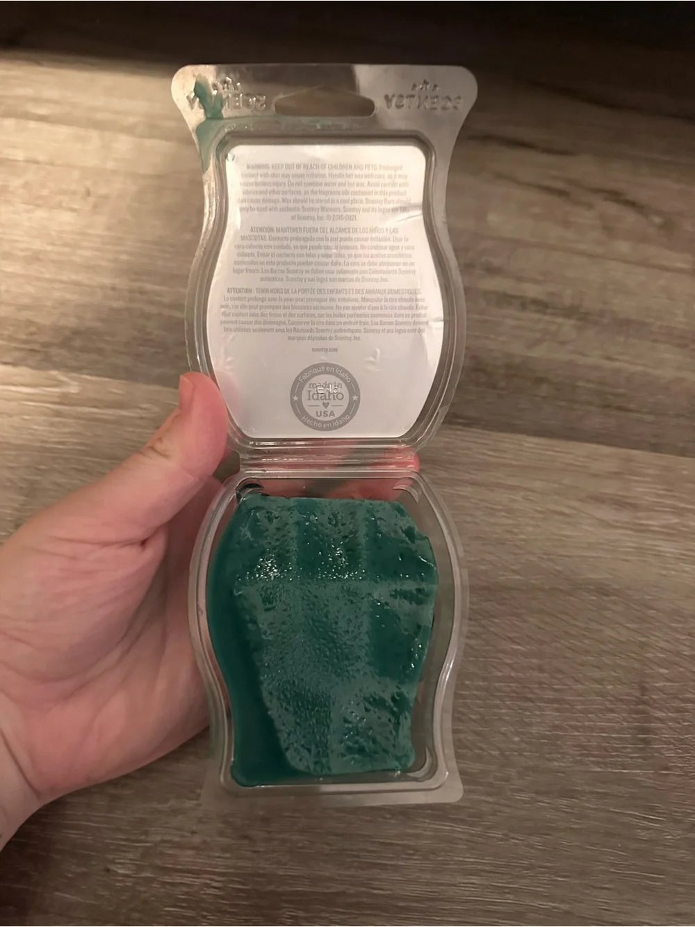 Scentsy Mighty Pine Wax Bar - Green